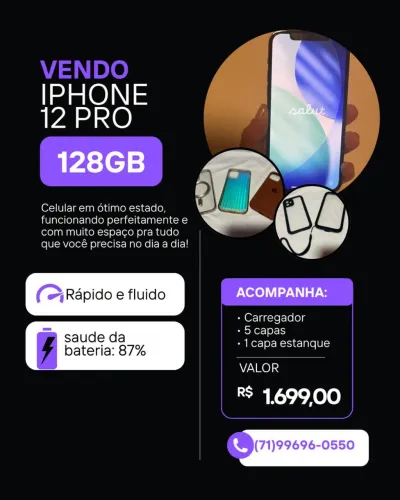 iPhone 12 Pro 128 G OPORTUNIDADE!!!