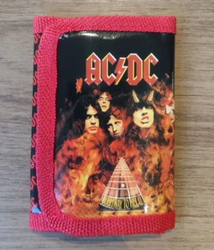 Carteira com Velcro da Banda ACDC
