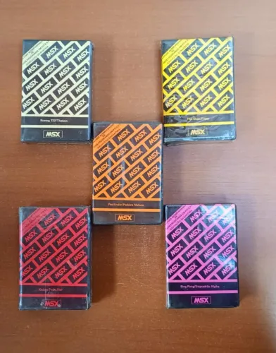 Fitas K7 Lacradas Para Dois Jogos MSX DV0000