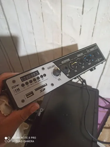 Mesa de som funcionando perfeitamente