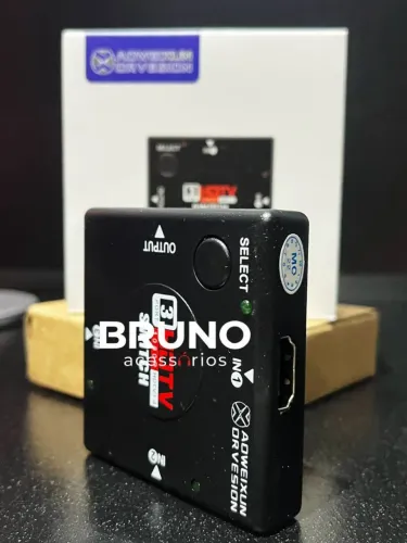 Adptador HDMI SWITCH 3 ENTRADAS 1 SAIDA