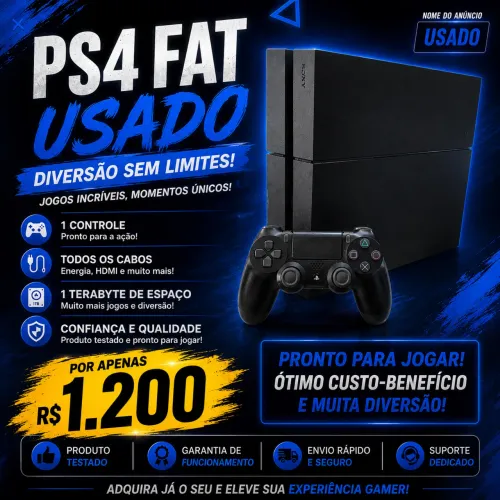 PlayStation 4 dar usado