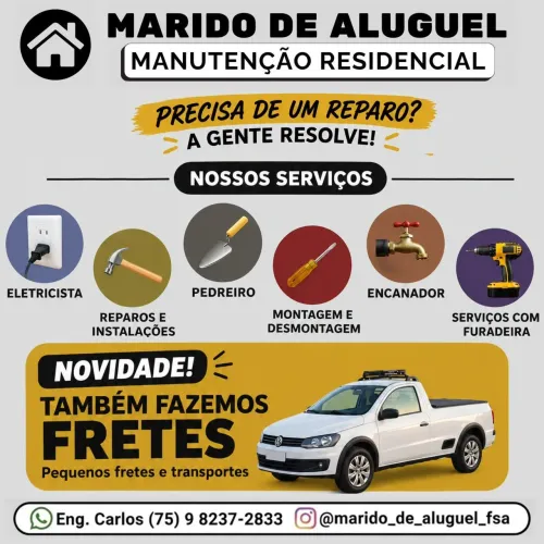 Fretes e Marido de aluguel