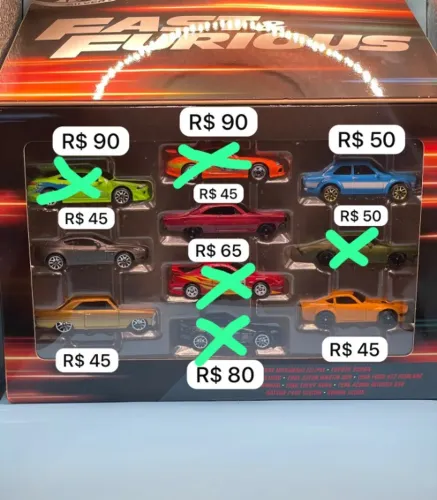 Hot wheels velozes e Furiosos