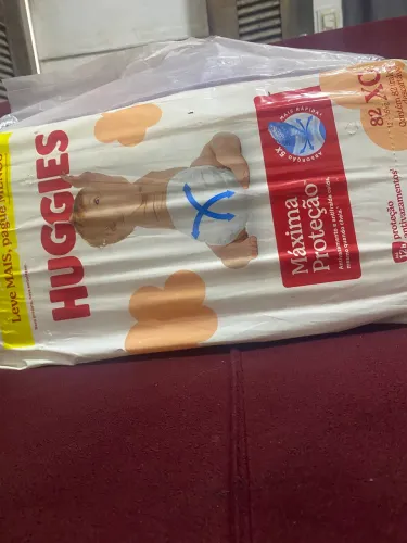 Fralda Huggies TAM Xg 82und