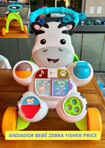 Andador Apoiador Zebra Fisher-Price