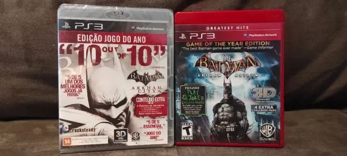 Batman - 2 Jogos - PS3