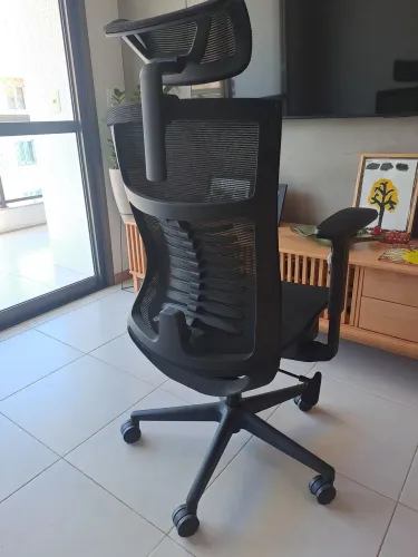 VENDO Cadeira Ergonômica Elements Vertta Pro - Preto & Cinza
