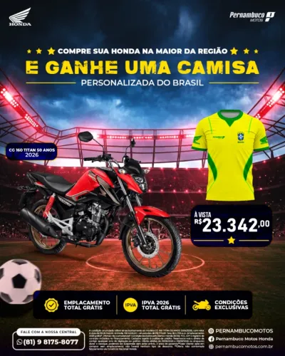 CG 160 - EDIÇÃO 50 ANOS 0KM.