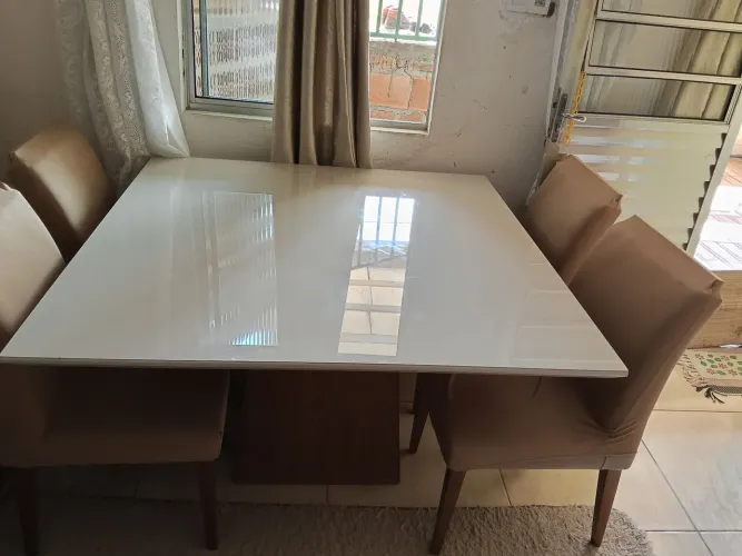 Mesa tampão vidro
