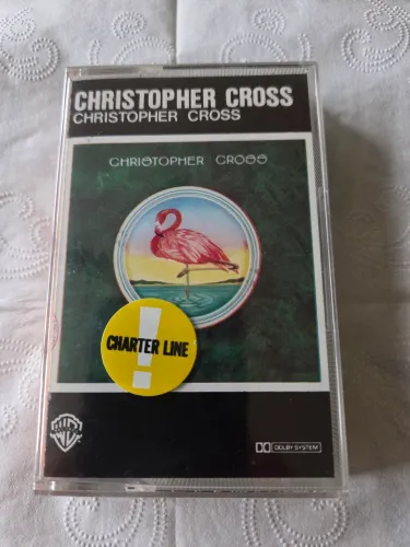 FITA CASSETE DE CHRISTOPHER CROSS , LACRADA , SAILING ANOS  80 , SELO DA ITÁLIA  !