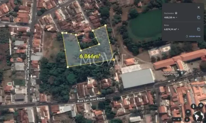 Terreno em área mista para venda com 6866 metros quadrados em Crispim - Pindamonhangaba -