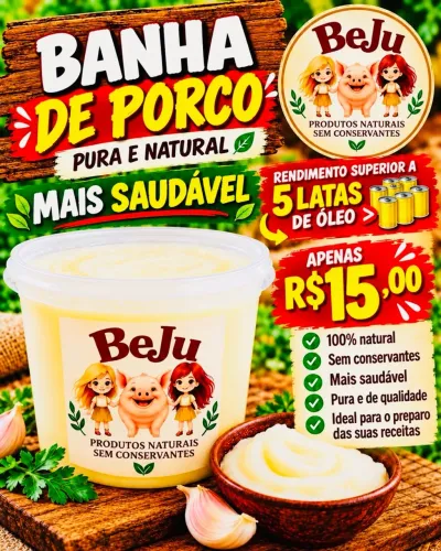 BANHA DE PORCO 