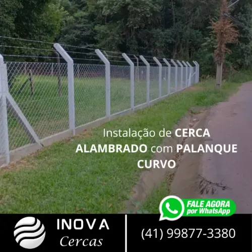 Material Completo Para Cercas de Tela Alambrado