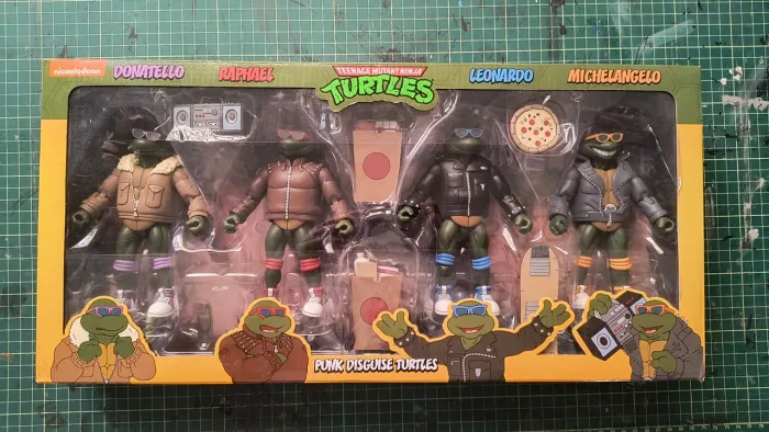 Tartarugas Ninja tmnt punk disguise 4 Pack neca