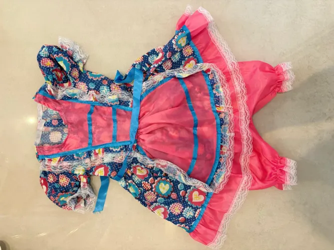 Vestido festa junina infantil menina