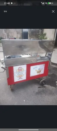 carrinho de lanche e hot dog