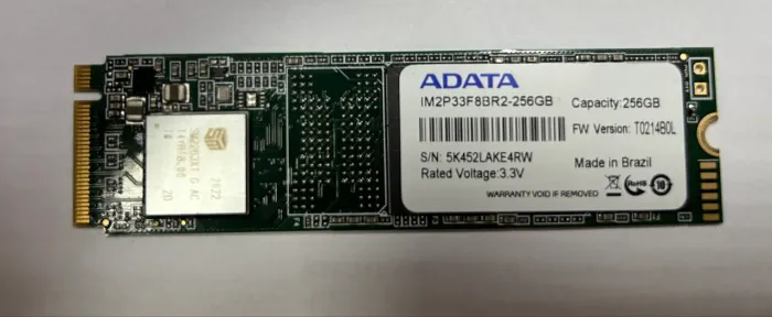 NVM Adata 256gb 