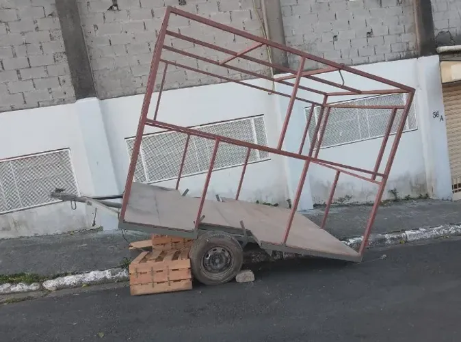 Carretinha documentada - Projeto de trailer / base pronta