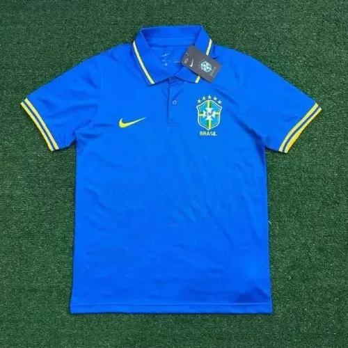Camisas Gola Polo Brasil -Azul Amarelo Branca e de treino (tamanhos variados)