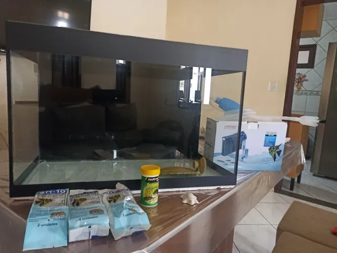Aquário + Filtro 