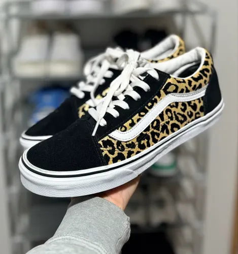 Tênis Vans Old Skool Metallic Leopard Original