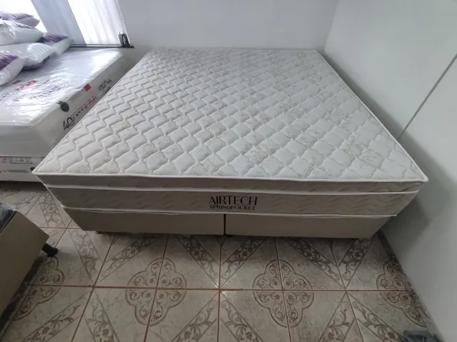 CAMA BOX SUPER KING 12X DE R$ 220,84 SEM JUROS FRETE GRÁTIS PAGAMENTO NA ENTREGA