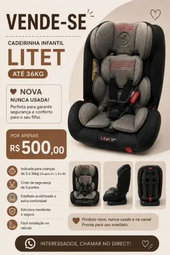 Bebê conforto novo