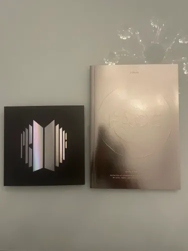 Set de Álbuns Jimin - FACE (versão Undefinable Face) e Proof versão Compact