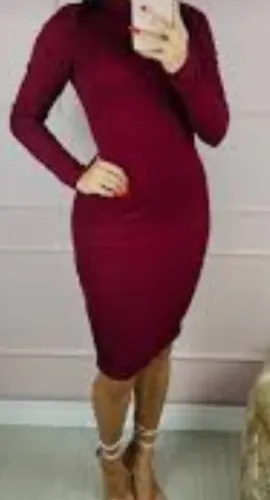 Vestido mid bordo