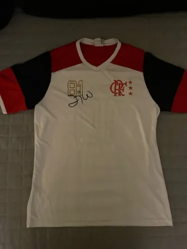 Camisa comemorativa Flamengo Zico