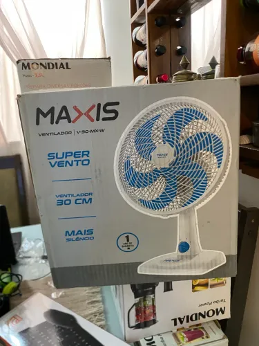 Ventilador Maxis 220V 30CM super vento novo lacrado 