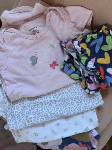 lote roupa bebê menina carters 