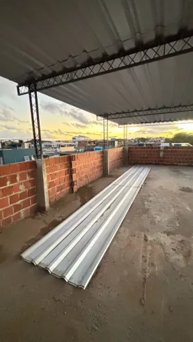 Telhas em Aço Galvanizado de alta resistência