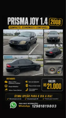 Chevrolet Prisma Sed. JOY 1.4 8V Econoflex 4P 2008