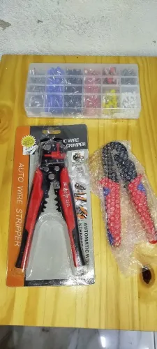 Kit alicate desencapador elétrica eletricista 