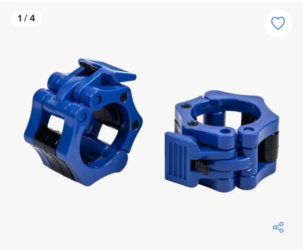 Par De Presilhas Para Barra Olímpicas Musculação 50mm 