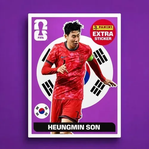 Figurinha Legend Heungmin Son Roxa Copa 2026