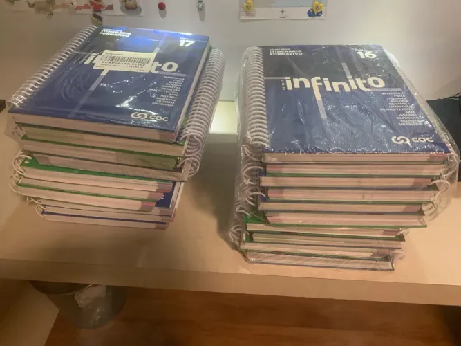 apostilas colégio coc floripa 2 ano ensino médio no plástico nunca usadas