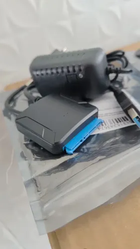 Adaptador USB 3.0 para HD 3.5 ou 2.5 com fonte 12v