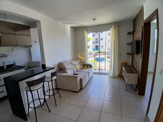 Apartamento com 2 dormitórios em condomínio fechado na Vargem do Bom Jesus