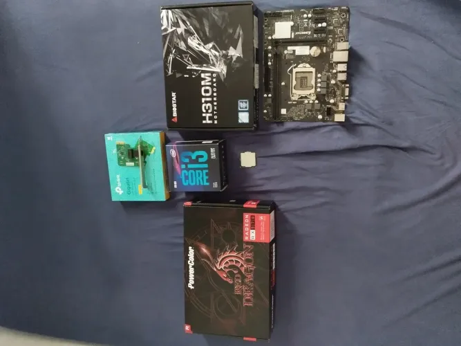 kit PC Intel I3 9100f + RX 570 4gb