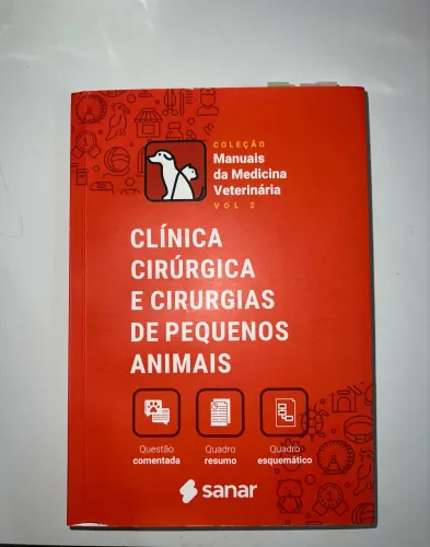 VENDE-SE LIVRO DE CLÍNICA CIRÚRGICA VET