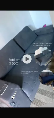 Sofá de linho