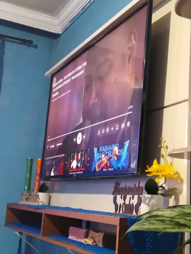 TV LG 55 polegadas com o painel junto.