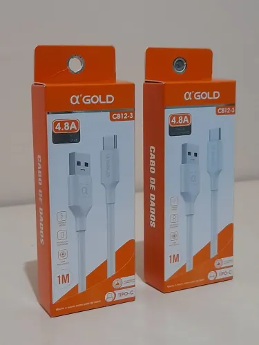 Cabo USB-C Gold R$ 20,00 cada