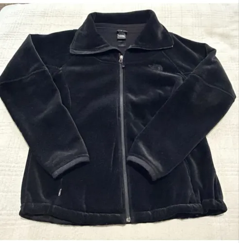 Jaqueta Fleece The North Face Osito Feminina Preta Original EUA