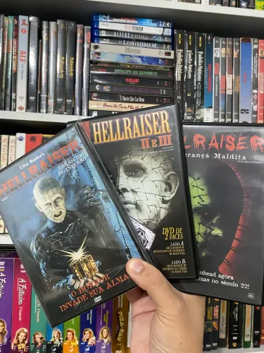 Quadrilogia dvd Hellraiser Renascido do Inferno - 4 filmes de terror original
