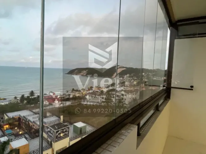 Apartamento de Luxo na Ponta Negra: 3 Quartos, 2 Suítes, 3 Banheiros, 113m² - Locação em N
