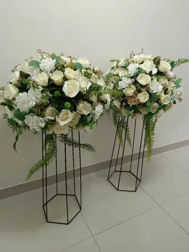 Arranjos de flores decorativas 